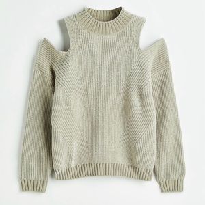 NWT: Soft Knit Cold Shoulder Sweater